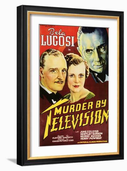 Murder By Television, 1935-null-Framed Art Print