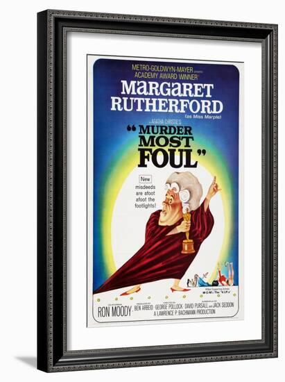 Murder Most Foul, Margaret Rutherford, 1964-null-Framed Premium Giclee Print