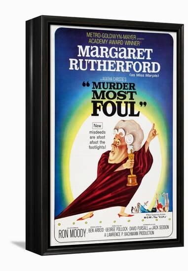 Murder Most Foul, Margaret Rutherford, 1964-null-Framed Stretched Canvas