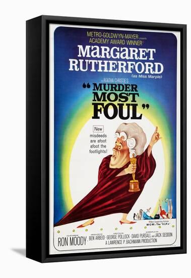 Murder Most Foul, Margaret Rutherford, 1964-null-Framed Stretched Canvas