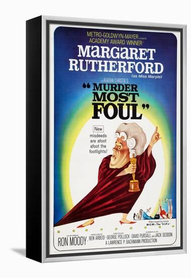 Murder Most Foul, Margaret Rutherford, 1964-null-Framed Stretched Canvas