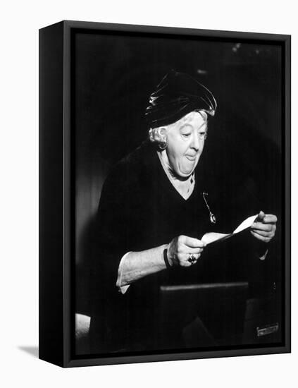 Murder Most Foul, Margaret Rutherford, 1965-null-Framed Stretched Canvas