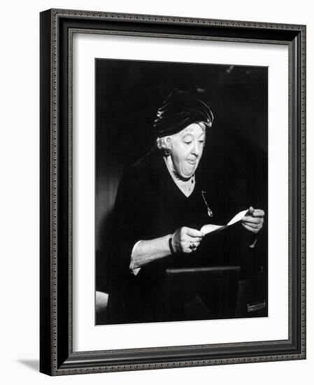 Murder Most Foul, Margaret Rutherford, 1965-null-Framed Photo