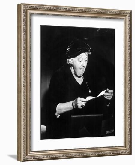 Murder Most Foul, Margaret Rutherford, 1965-null-Framed Premium Photographic Print