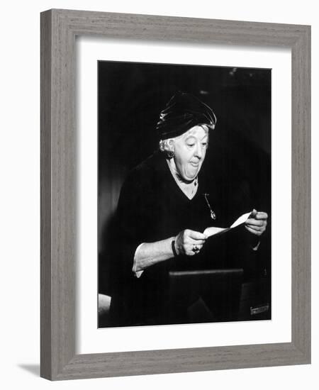 Murder Most Foul, Margaret Rutherford, 1965-null-Framed Premium Photographic Print