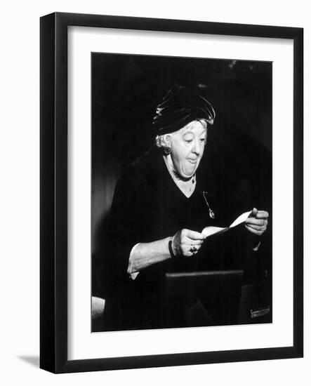 Murder Most Foul, Margaret Rutherford, 1965-null-Framed Premium Photographic Print