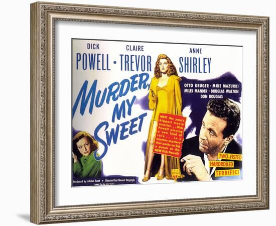 Murder My Sweet, 1944-null-Framed Art Print