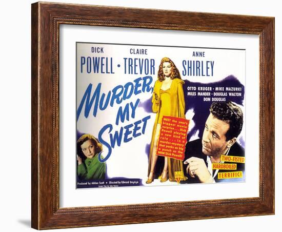 Murder My Sweet, 1944-null-Framed Art Print