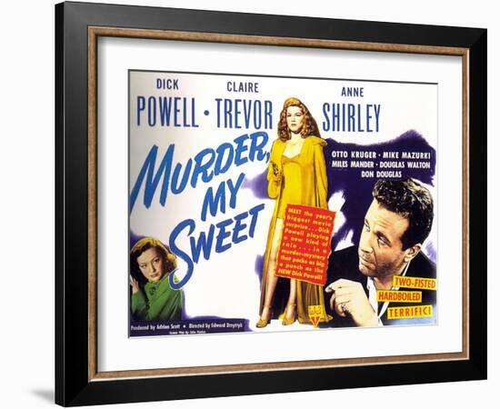 Murder My Sweet, 1944-null-Framed Art Print