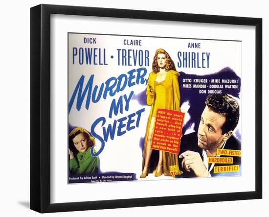 Murder My Sweet, 1944-null-Framed Art Print