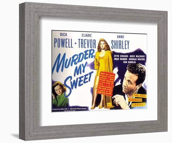 Murder My Sweet, 1944-null-Framed Premium Giclee Print