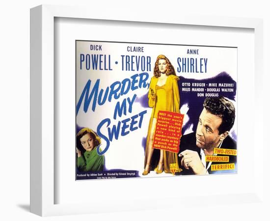 Murder My Sweet, 1944-null-Framed Premium Giclee Print