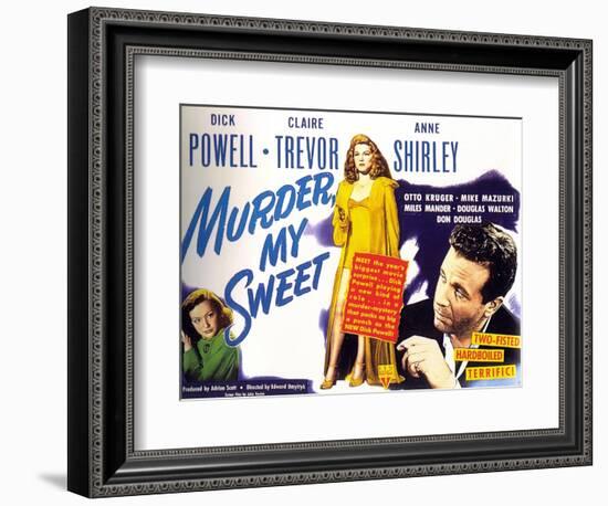 Murder My Sweet, 1944-null-Framed Premium Giclee Print