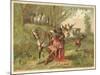 Murder of Chilperic I, Frankish King of Neustria, 584-null-Mounted Giclee Print