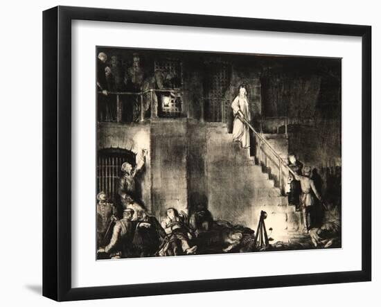 Murder of Edith Cavell, 1918-George Wesley Bellows-Framed Giclee Print