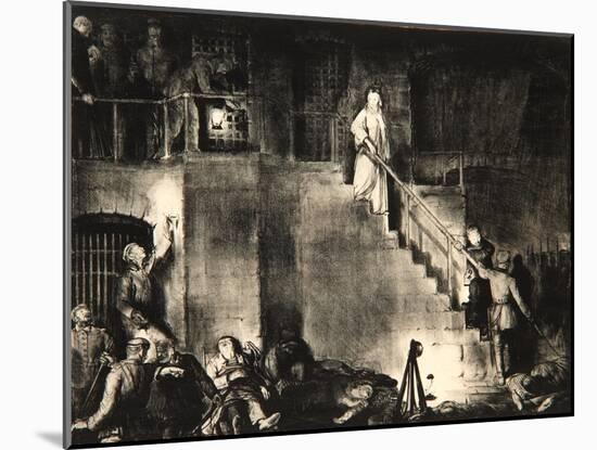 Murder of Edith Cavell, 1918-George Wesley Bellows-Mounted Giclee Print