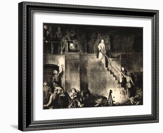 Murder of Edith Cavell, 1918-George Wesley Bellows-Framed Giclee Print