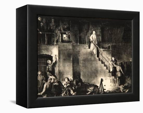 Murder of Edith Cavell, 1918-George Wesley Bellows-Framed Premier Image Canvas