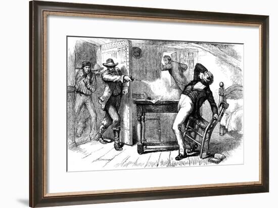 Murder of Joseph and Hyrum Smith, 1844-null-Framed Giclee Print