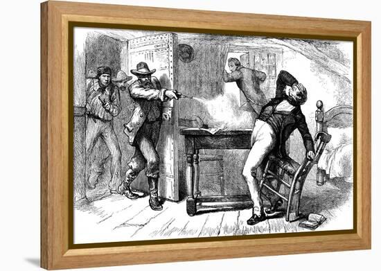 Murder of Joseph and Hyrum Smith, 1844-null-Framed Premier Image Canvas