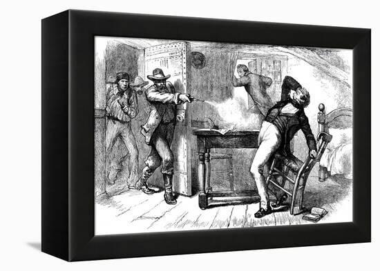 Murder of Joseph and Hyrum Smith, 1844-null-Framed Premier Image Canvas