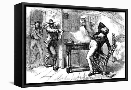 Murder of Joseph and Hyrum Smith, 1844-null-Framed Premier Image Canvas