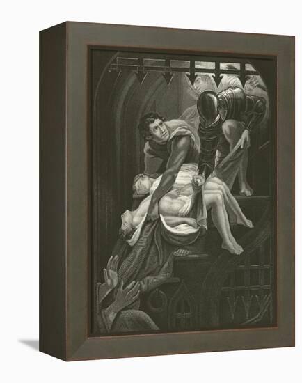 Murder of the Two Princes-James Northcote-Framed Premier Image Canvas