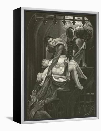 Murder of the Two Princes-James Northcote-Framed Premier Image Canvas