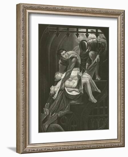 Murder of the Two Princes-James Northcote-Framed Giclee Print