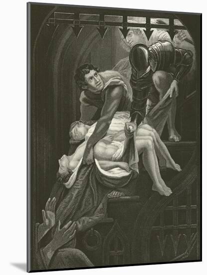 Murder of the Two Princes-James Northcote-Mounted Giclee Print