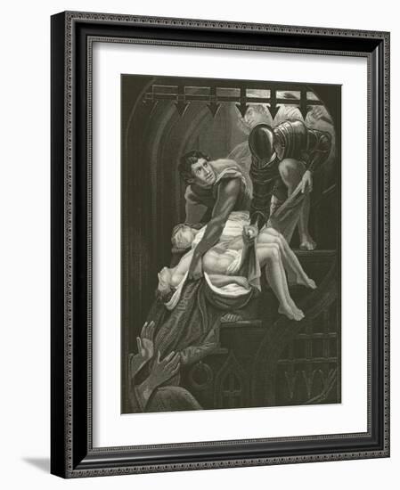 Murder of the Two Princes-James Northcote-Framed Giclee Print