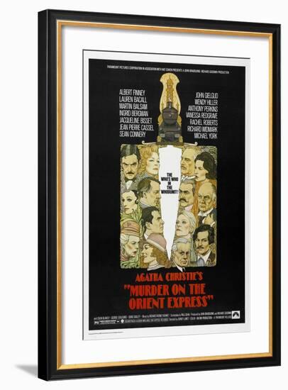 Murder on the Orient Express, 1974-null-Framed Giclee Print