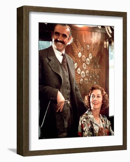 Murder On The Orient Express, Sean Connery, Vanessa Redgrave, 1974-null-Framed Photo