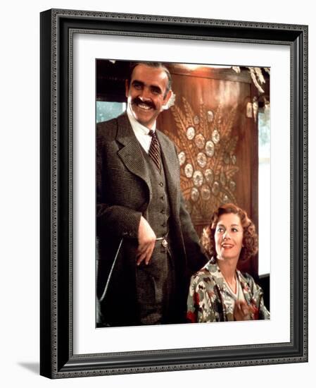 Murder On The Orient Express, Sean Connery, Vanessa Redgrave, 1974-null-Framed Photo