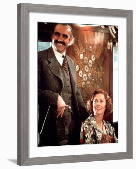 Murder On The Orient Express, Sean Connery, Vanessa Redgrave, 1974-null-Framed Photo