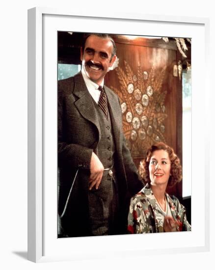 Murder On The Orient Express, Sean Connery, Vanessa Redgrave, 1974-null-Framed Photo