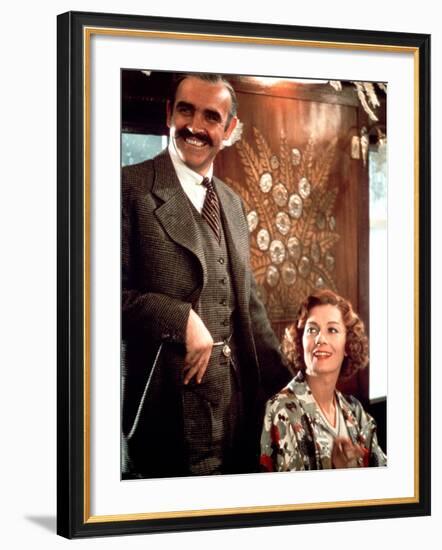 Murder On The Orient Express, Sean Connery, Vanessa Redgrave, 1974-null-Framed Photo