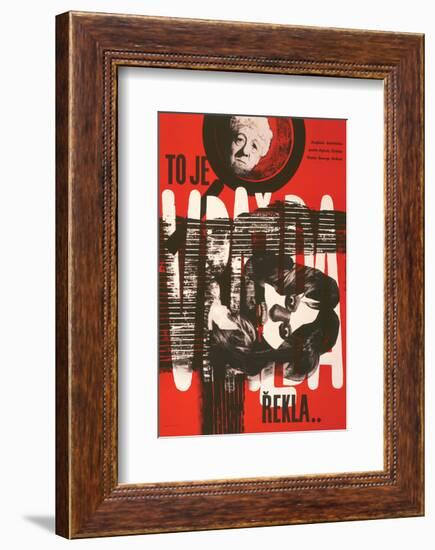 Murder She Said-To Je Rekla-null-Framed Art Print