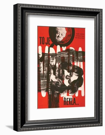 Murder She Said-To Je Rekla-null-Framed Art Print