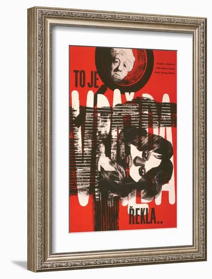 Murder She Said-To Je Rekla-null-Framed Art Print