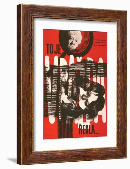 Murder She Said-To Je Rekla-null-Framed Art Print