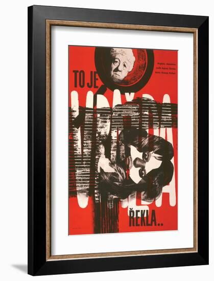 Murder She Said-To Je Rekla-null-Framed Art Print