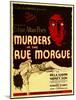 Murders in the Rue Morgue, Bela Lugosi on Window Card, 1932-null-Mounted Art Print