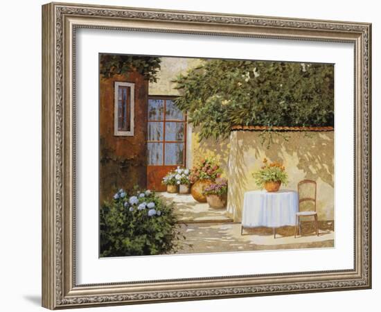 Muretto E Tavolo-Guido Borelli-Framed Giclee Print