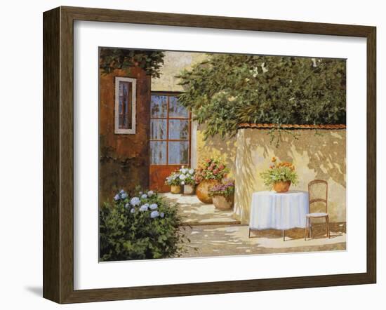 Muretto E Tavolo-Guido Borelli-Framed Giclee Print