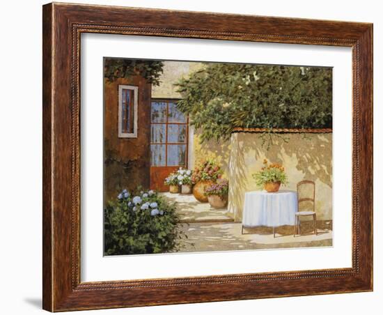 Muretto E Tavolo-Guido Borelli-Framed Giclee Print