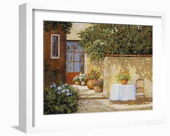 Muretto E Tavolo-Guido Borelli-Framed Giclee Print