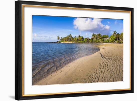 Muri Beach at Sunrise, Rarotonga, Cook Islands, South Pacific, Pacific-Matthew Williams-Ellis-Framed Photographic Print