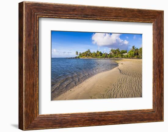 Muri Beach at Sunrise, Rarotonga, Cook Islands, South Pacific, Pacific-Matthew Williams-Ellis-Framed Photographic Print