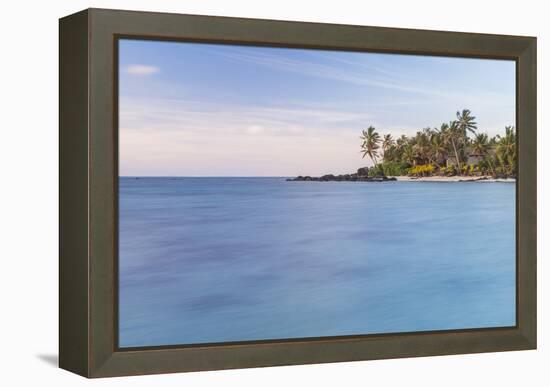 Muri Lagoon Sunrise, Rarotonga, Cook Islands, South Pacific, Pacific-Matthew Williams-Ellis-Framed Premier Image Canvas